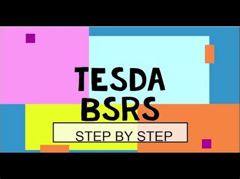 tesda brs